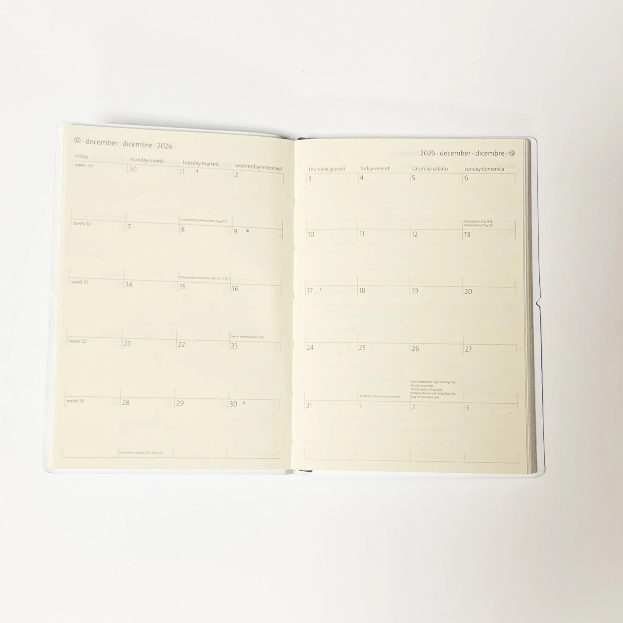 Ciak 2026 Weekly Pocket Diary - Horizontal Layout - Image 4