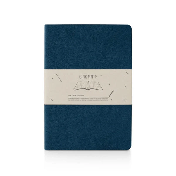 Ciak Mate Soft Cover Vegan Leather A5 Dot Grid Notebook - Image 8