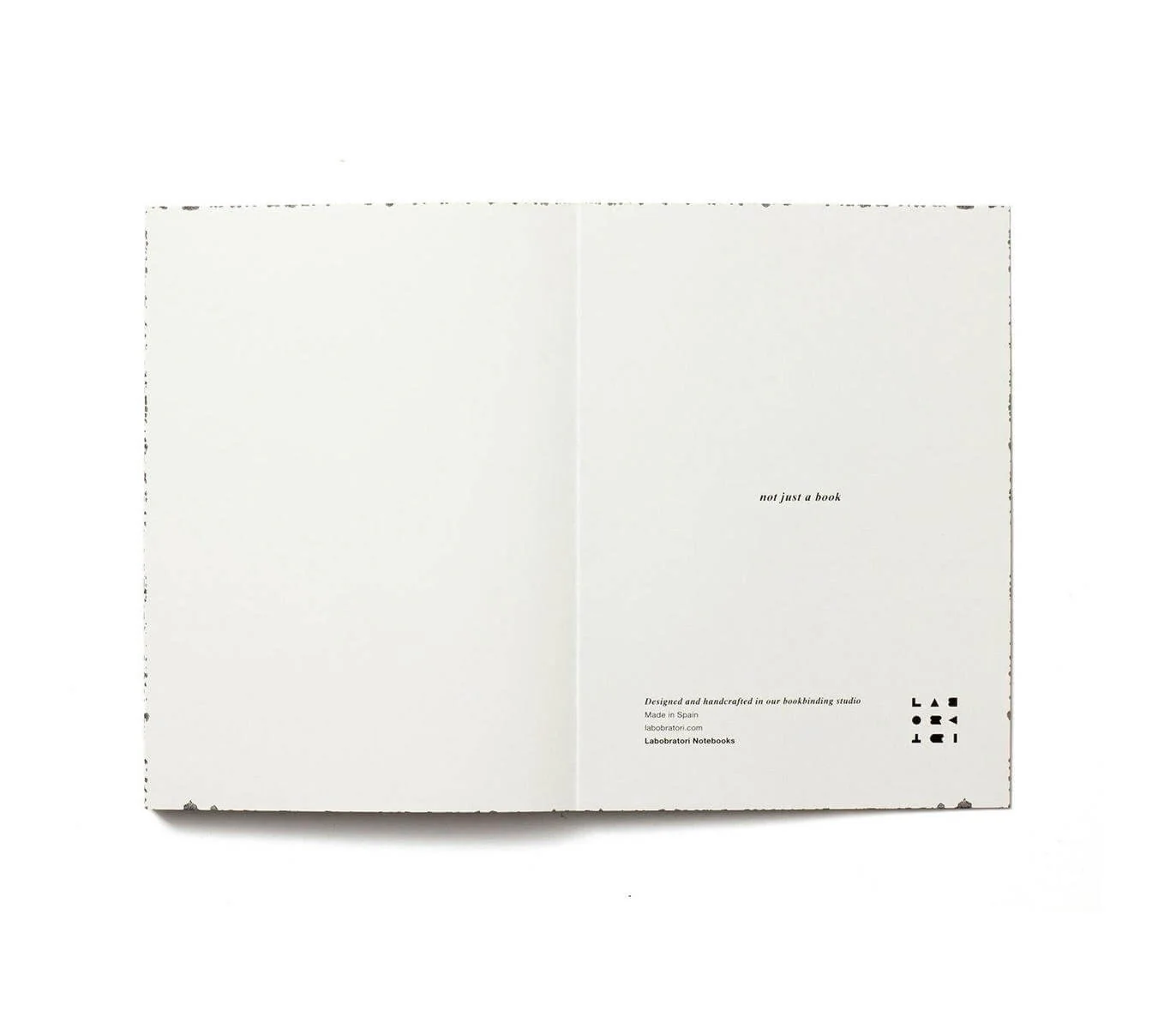 Labobratori Spray Splash Black & White  Soft Cover B6 Plain Notebook - Image 4