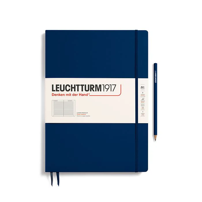 Leuchtturm 1917 A4 Master Slim Hardcover Notebook Ruled Various Colours - Image 7