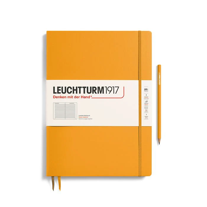 Leuchtturm 1917 A4 Master Slim Hardcover Notebook Ruled Various Colours - Image 8
