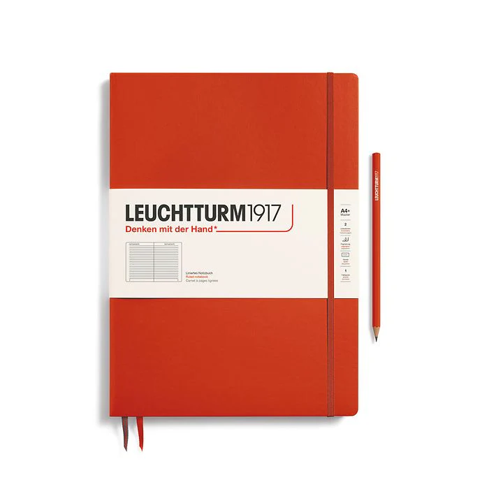 Leuchtturm 1917 A4 Master Slim Hardcover Notebook Ruled Various Colours - Image 9