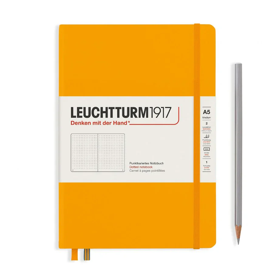 Leuchtturm 1917 A5 Hardcover Notebook Dot Grid Various Colours - Image 3