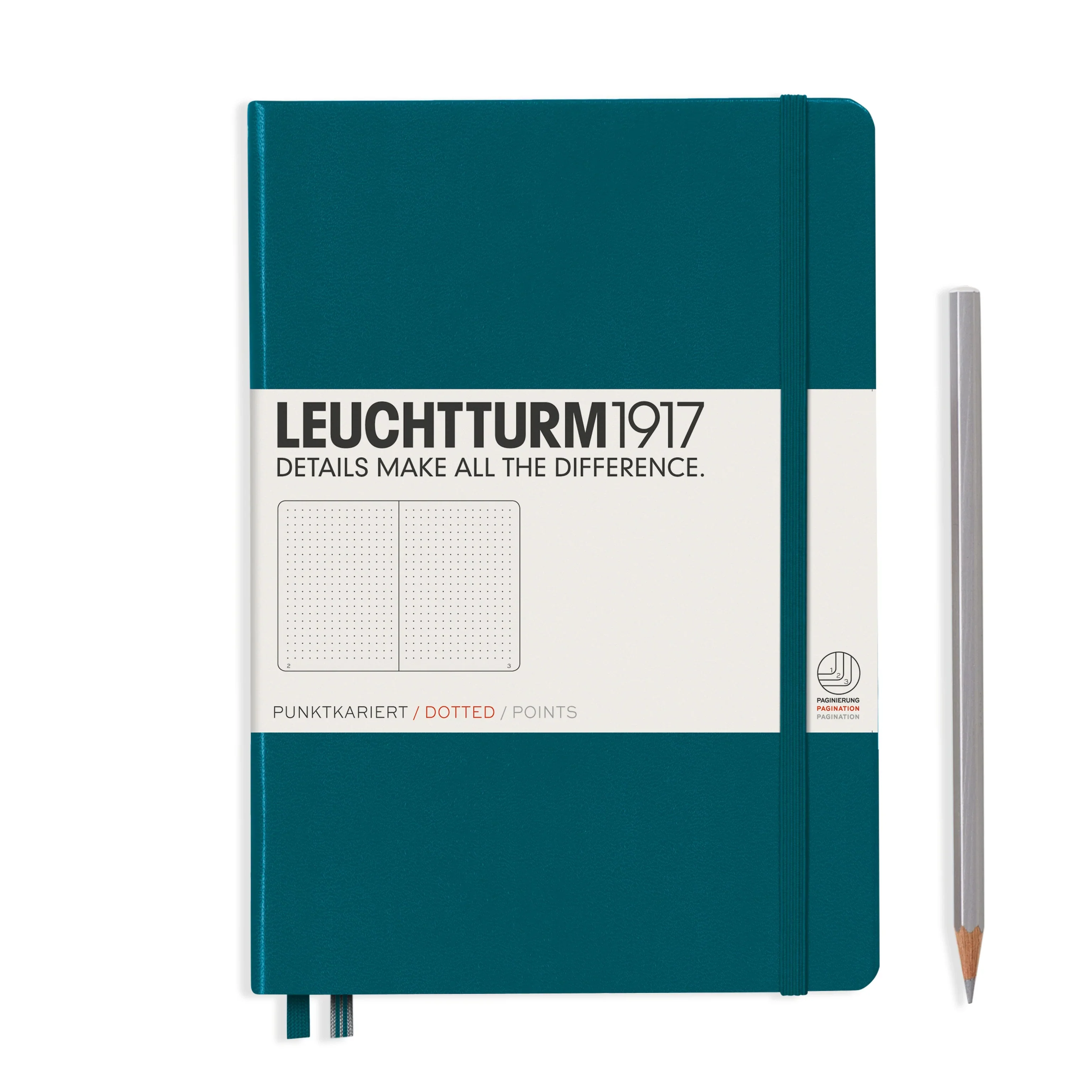 Leuchtturm 1917 A5 Hardcover Notebook Dot Grid Various Colours - Image 4