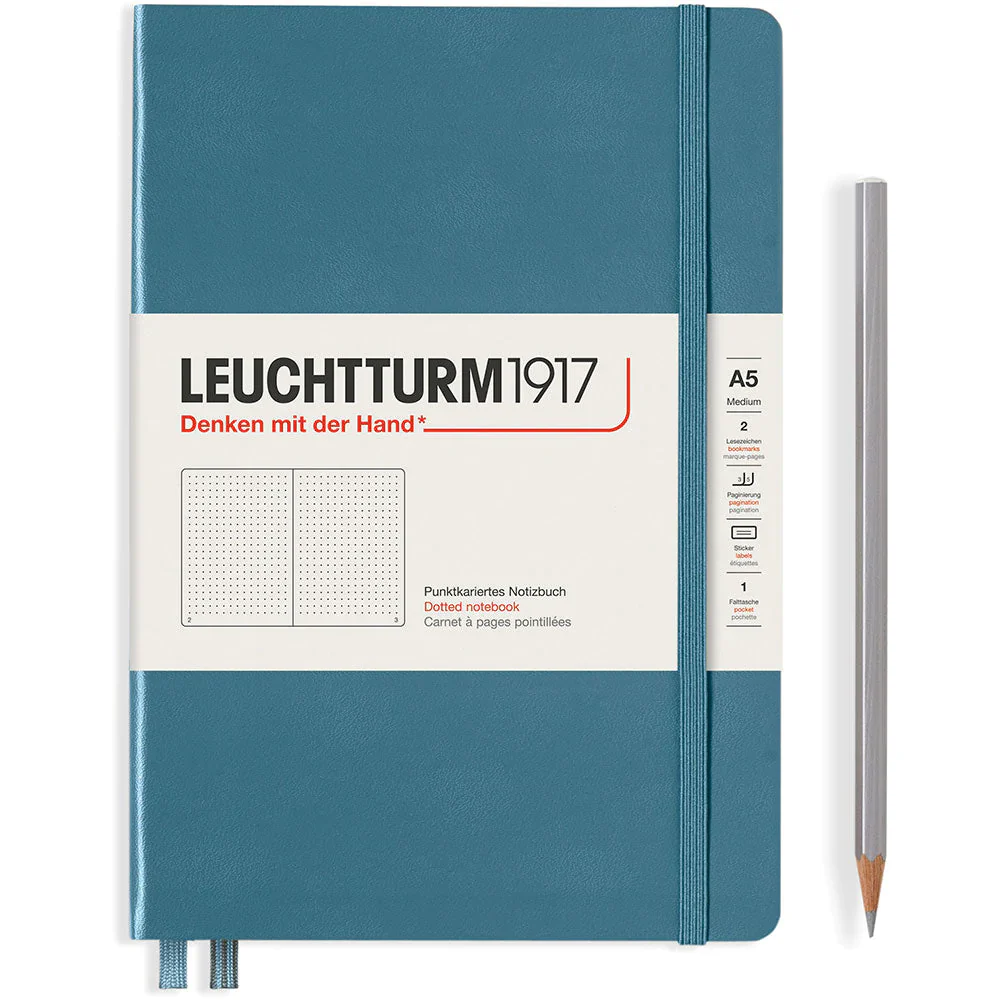 Leuchtturm 1917 A5 Hardcover Notebook Dot Grid Various Colours - Image 5