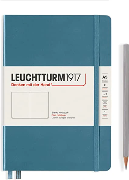 Leuchtturm 1917 A5 Hardcover Notebook Plain Various Colours - Image 11