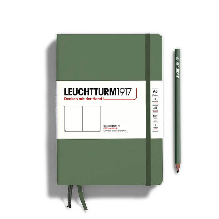 Leuchtturm 1917 A5 Hardcover Notebook Plain Various Colours - Image 12