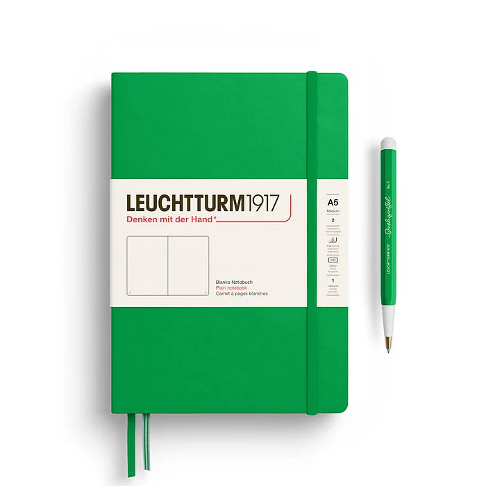 Leuchtturm 1917 A5 Hardcover Notebook Plain Various Colours - Image 24