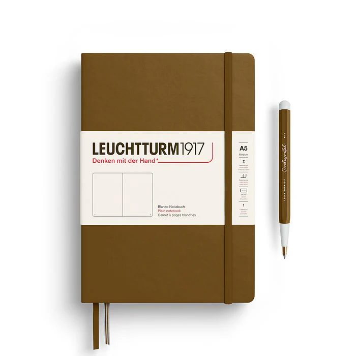 Leuchtturm 1917 A5 Hardcover Notebook Plain Various Colours - Image 25