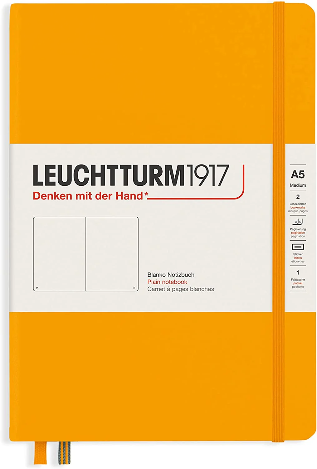 Leuchtturm 1917 A5 Hardcover Notebook Plain Various Colours - Image 7