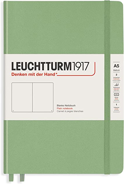 Leuchtturm 1917 A5 Hardcover Notebook Plain Various Colours - Image 9