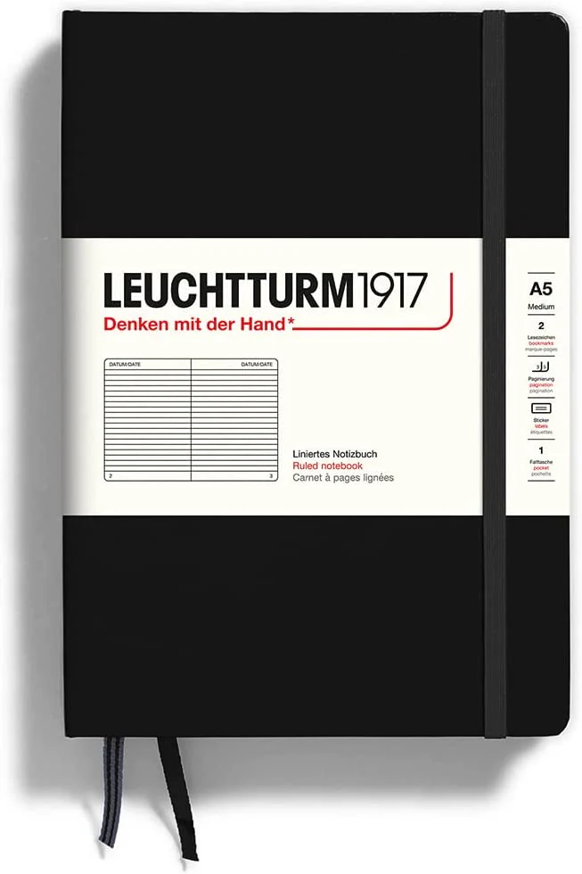 Leuchtturm 1917 A5 Hardcover Notebook Lined Various Colours - Image 11