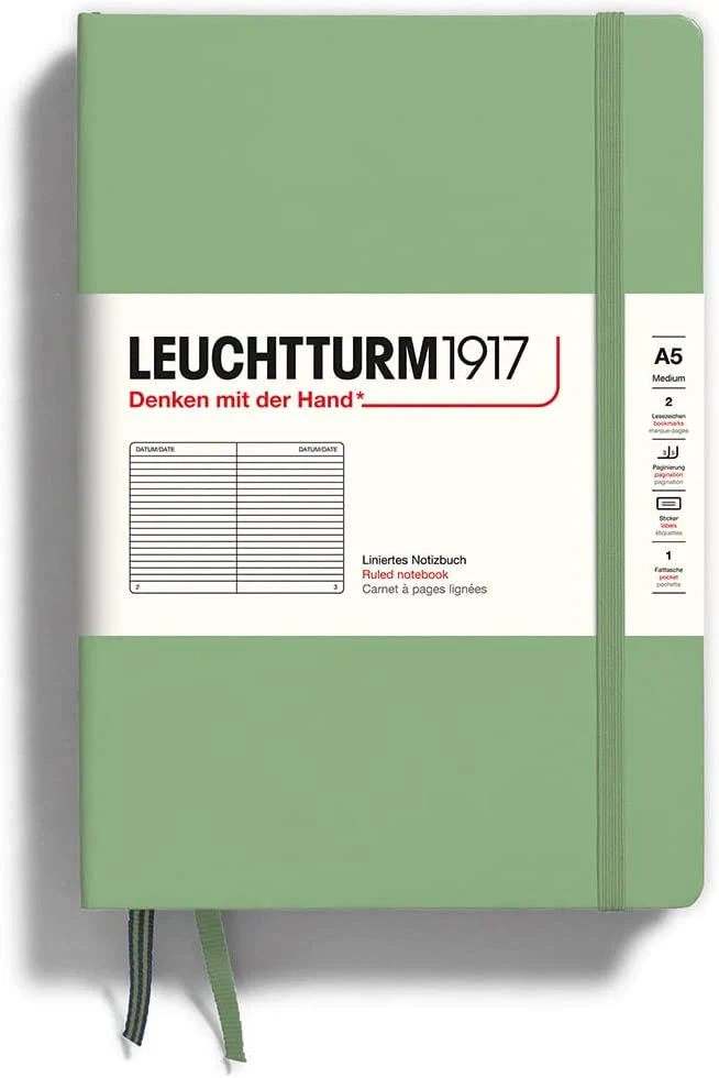 Leuchtturm 1917 A5 Hardcover Notebook Lined Various Colours - Image 13