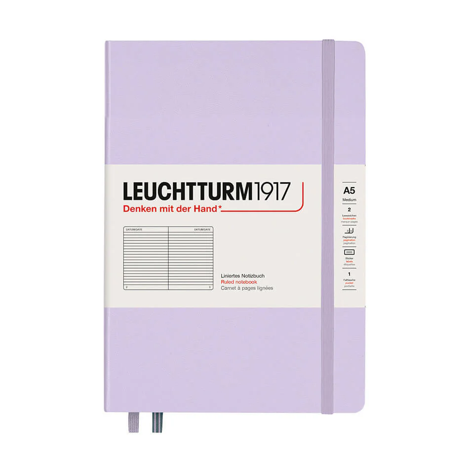 Leuchtturm 1917 A5 Hardcover Notebook Lined Various Colours - Image 15