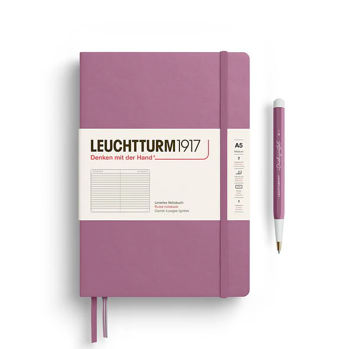Leuchtturm 1917 A5 Hardcover Notebook Lined Various Colours - Image 29