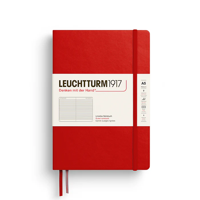 Leuchtturm 1917 A5 Hardcover Notebook Lined Various Colours - Image 35