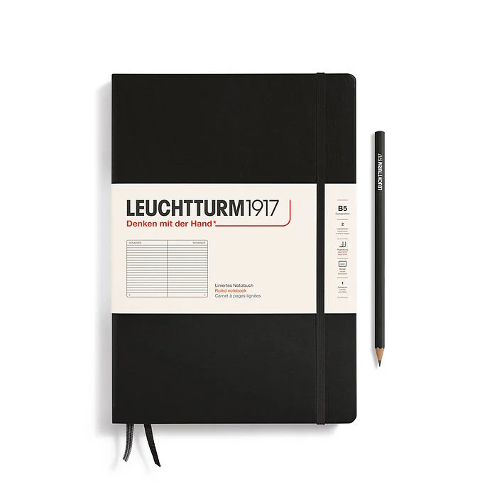 Leuchtturm 1917 B5 Hardcover Notebook Ruled Various Colours - Image 12