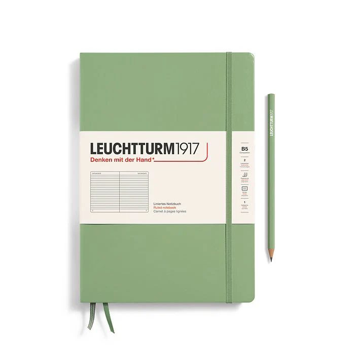 Leuchtturm 1917 B5 Hardcover Notebook Ruled Various Colours - Image 13