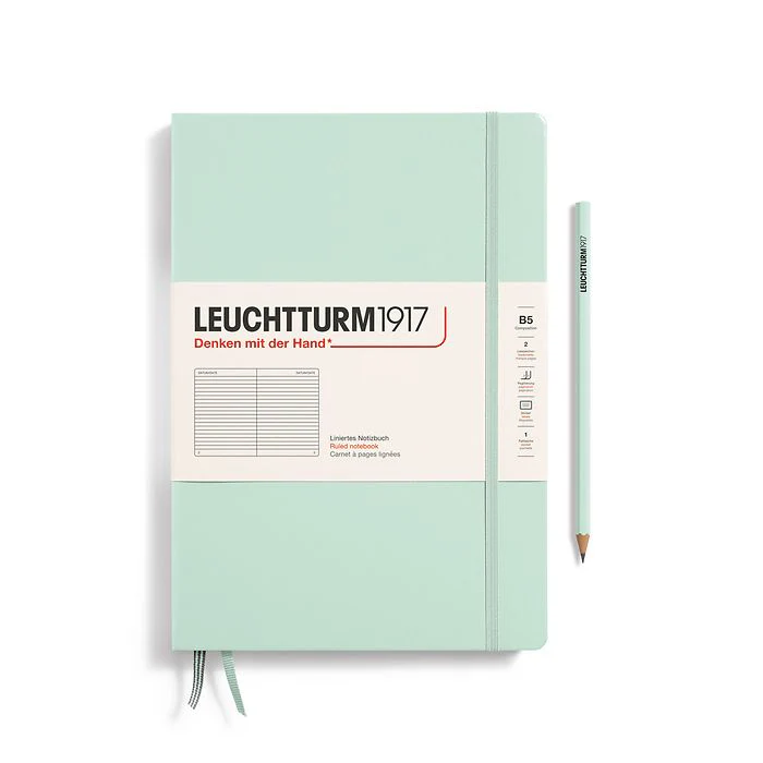 Leuchtturm 1917 B5 Hardcover Notebook Ruled Various Colours - Image 14