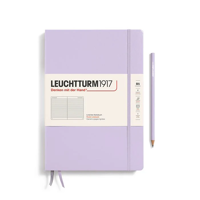 Leuchtturm 1917 B5 Hardcover Notebook Ruled Various Colours - Image 15