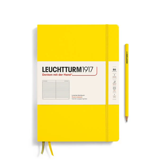 Leuchtturm 1917 B5 Hardcover Notebook Ruled Various Colours - Image 16