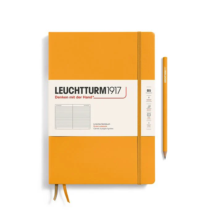 Leuchtturm 1917 B5 Hardcover Notebook Ruled Various Colours - Image 17