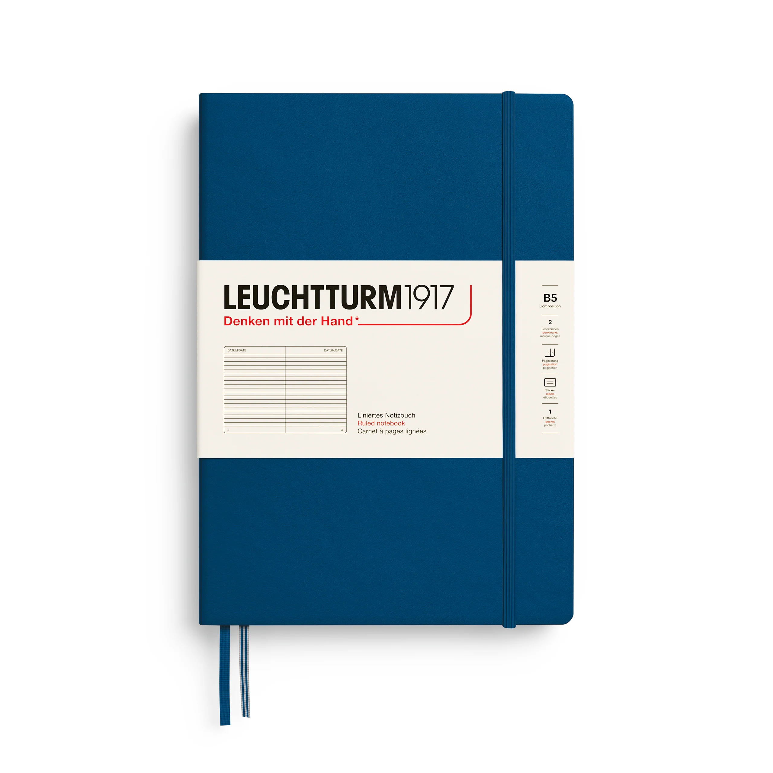 Leuchtturm 1917 B5 Hardcover Notebook Ruled Various Colours - Image 22