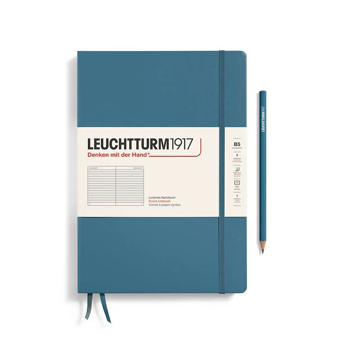 Leuchtturm 1917 B5 Hardcover Notebook Ruled Various Colours - Image 9