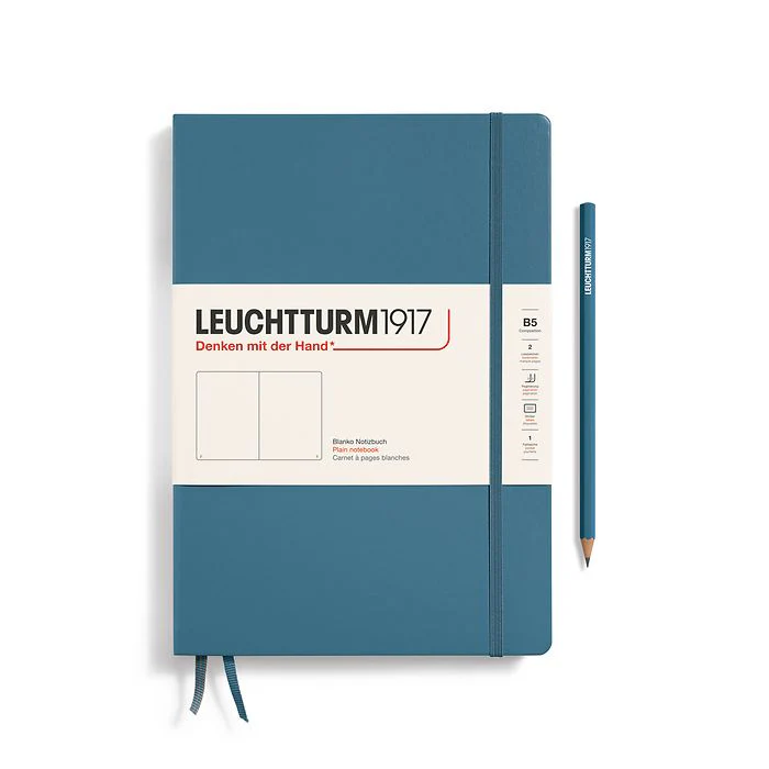 Leuchtturm 1917 B5 Hardcover Notebook Plain Various Colours - Image 12