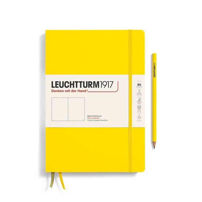 Leuchtturm 1917 B5 Hardcover Notebook Plain Various Colours - Image 20
