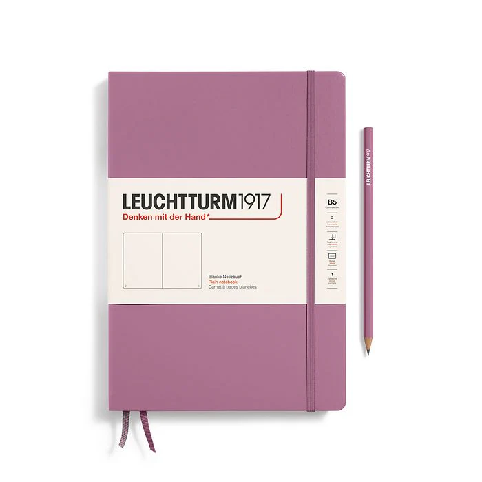 Leuchtturm 1917 B5 Hardcover Notebook Plain Various Colours - Image 22
