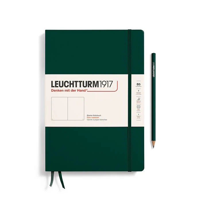 Leuchtturm 1917 B5 Hardcover Notebook Plain Various Colours - Image 9