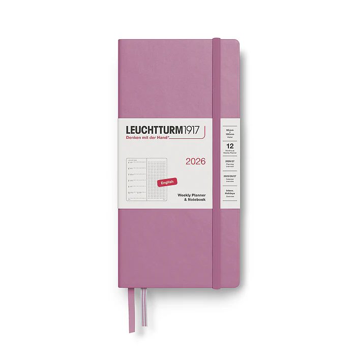 Leuchtturm 2026 Slim & Tall Weekly Planner & Notebook - Image 4