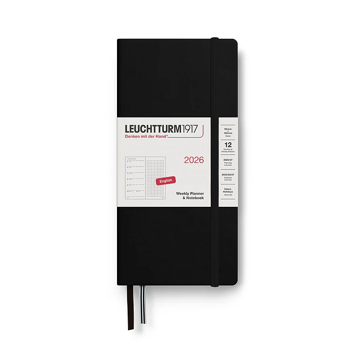 Leuchtturm 2026 Slim & Tall Weekly Planner & Notebook - Image 5