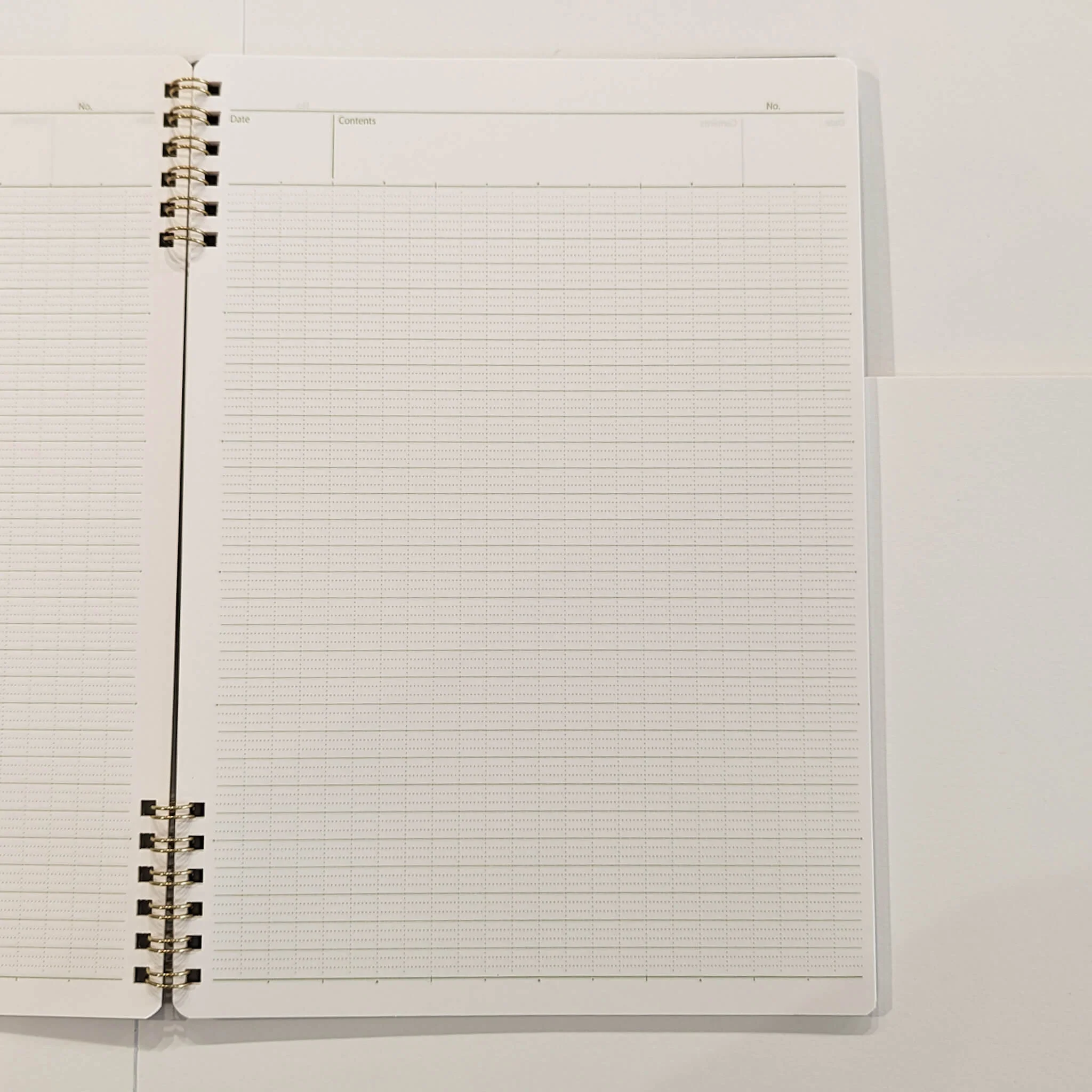 Nakabayashi Logical Prime Ringbound 7mm Ruled  Notebook B5 - Image 5