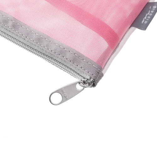 Midori Large Mesh Pencil & Tool Pouch Pink - Image 4