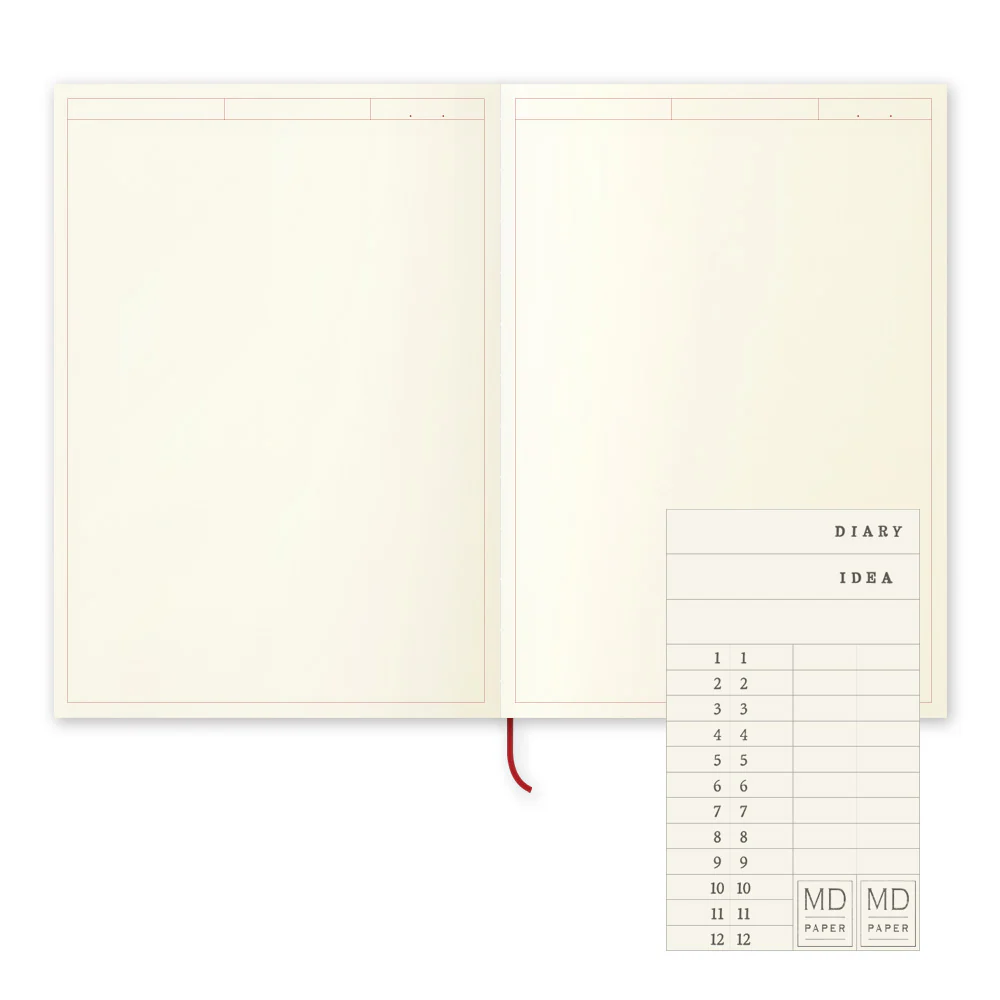 Midori MD Notebook A5 Frame Blank Notebook - Image 6