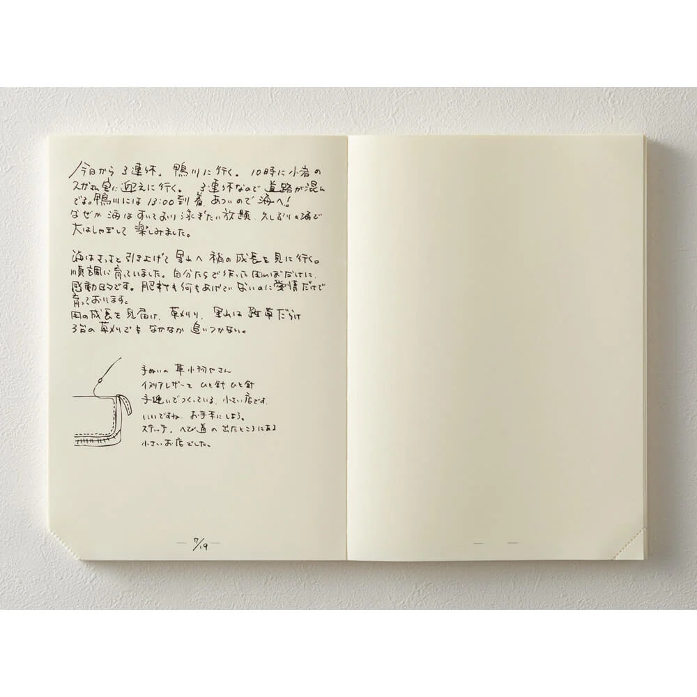 Midori MD Paper A5 Journal A5 Codex 1Day 1Page - Blank - Image 4