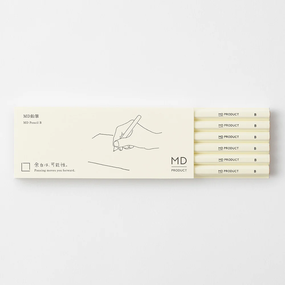 Midori MD Pencil Set Grade B Pack of 6 - Image 3