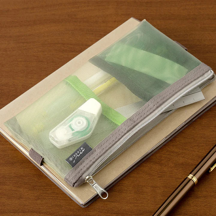 Midori Mesh Book Band Pencil Case - Image 4