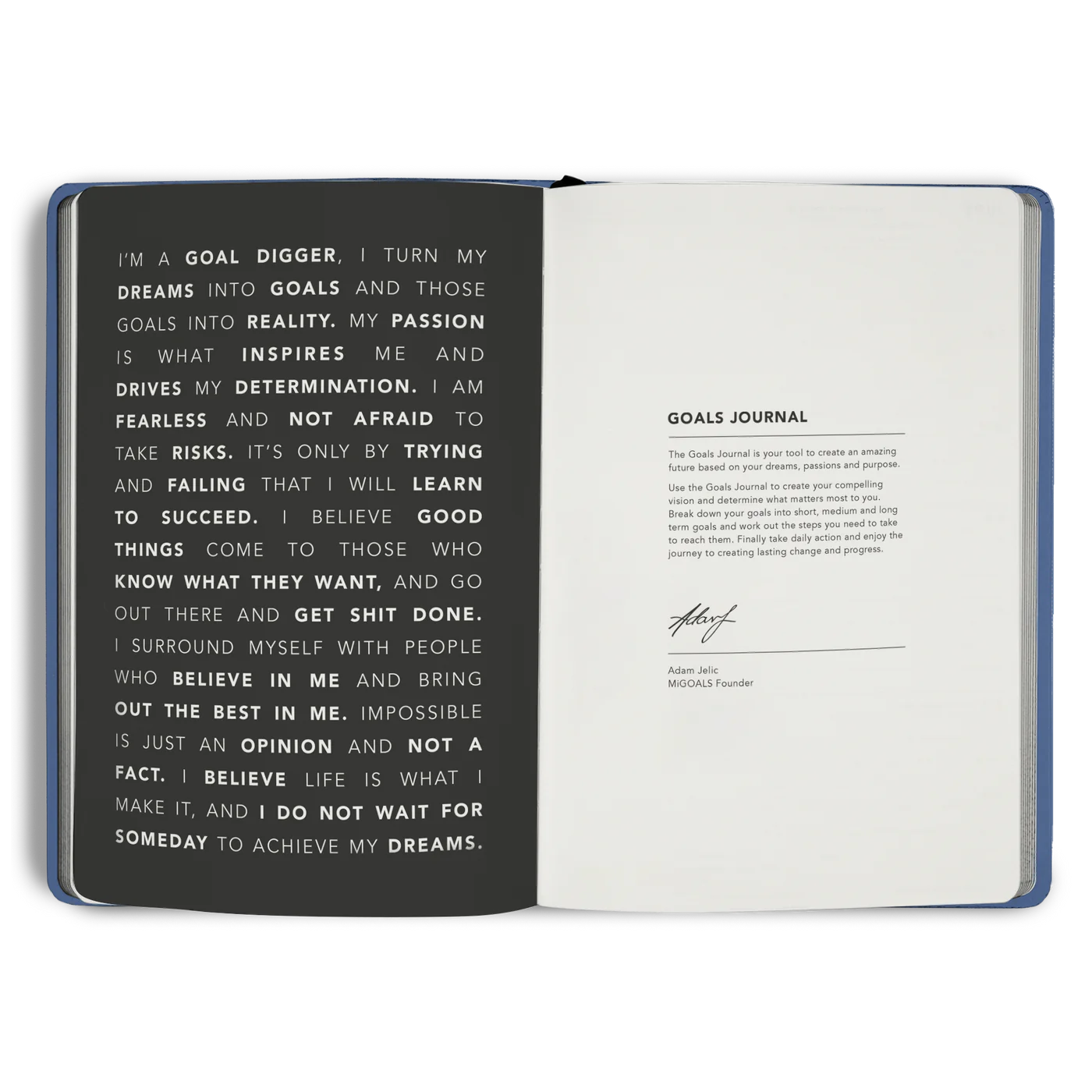 MiGoals A5 Goals Journal Teal - Image 7