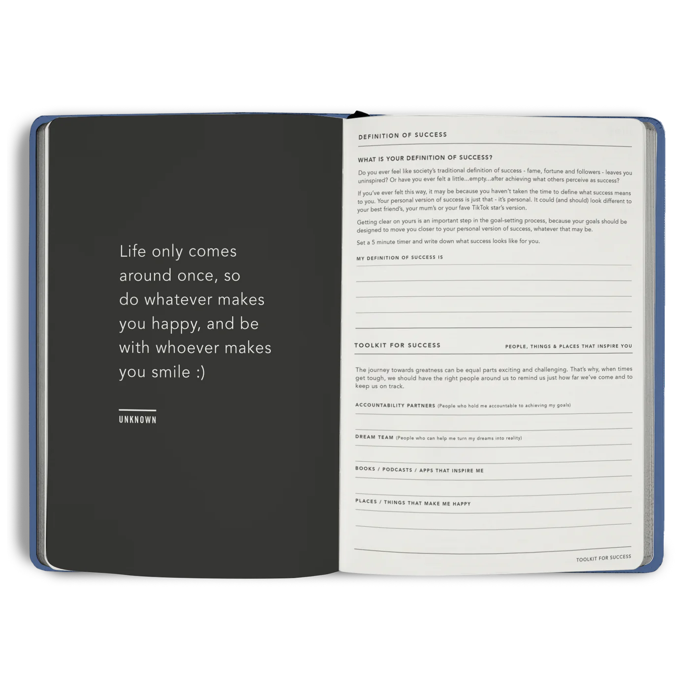 MiGoals A5 Goals Journal Teal - Image 9