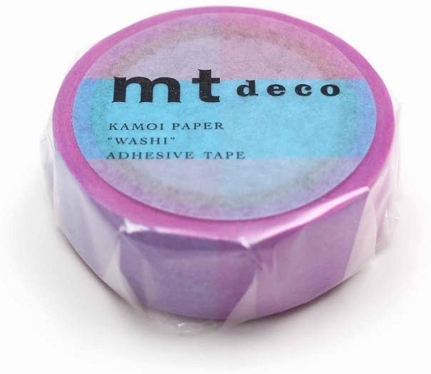 MT Fluorescent Gradation Pink Blue Washi Tape - Image 3