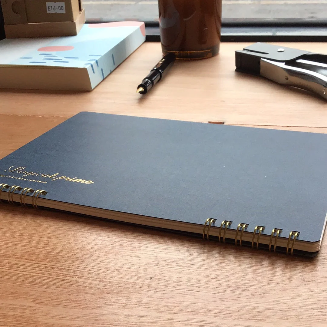 Nakabayashi Blue Logical Prime Ringbound Notebook B5 6mm Ruled - Image 7