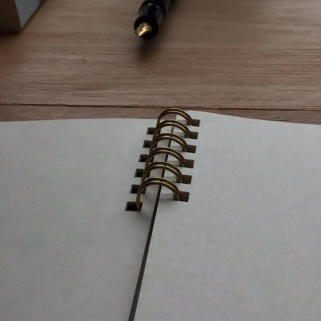 Nakabayashi White Logical Prime Ringbound Notebook A5 Plain - Image 4