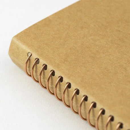 Traveler's Company Spiral Ring Notebook B6 Kraft Paper - Image 3