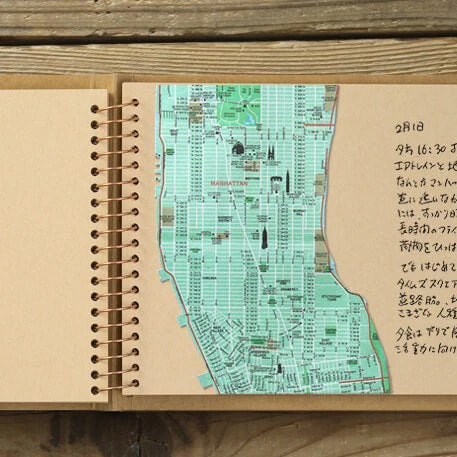 Traveler's Company Spiral Ring Notebook B6 Kraft Paper - Image 4