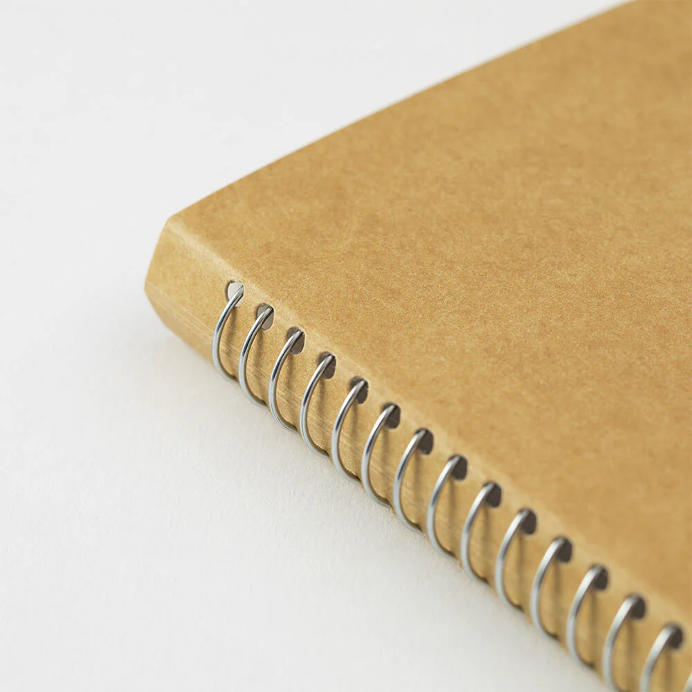 Traveler's Company Spiral Ring Notebook B6 - MD White Blank - Image 3