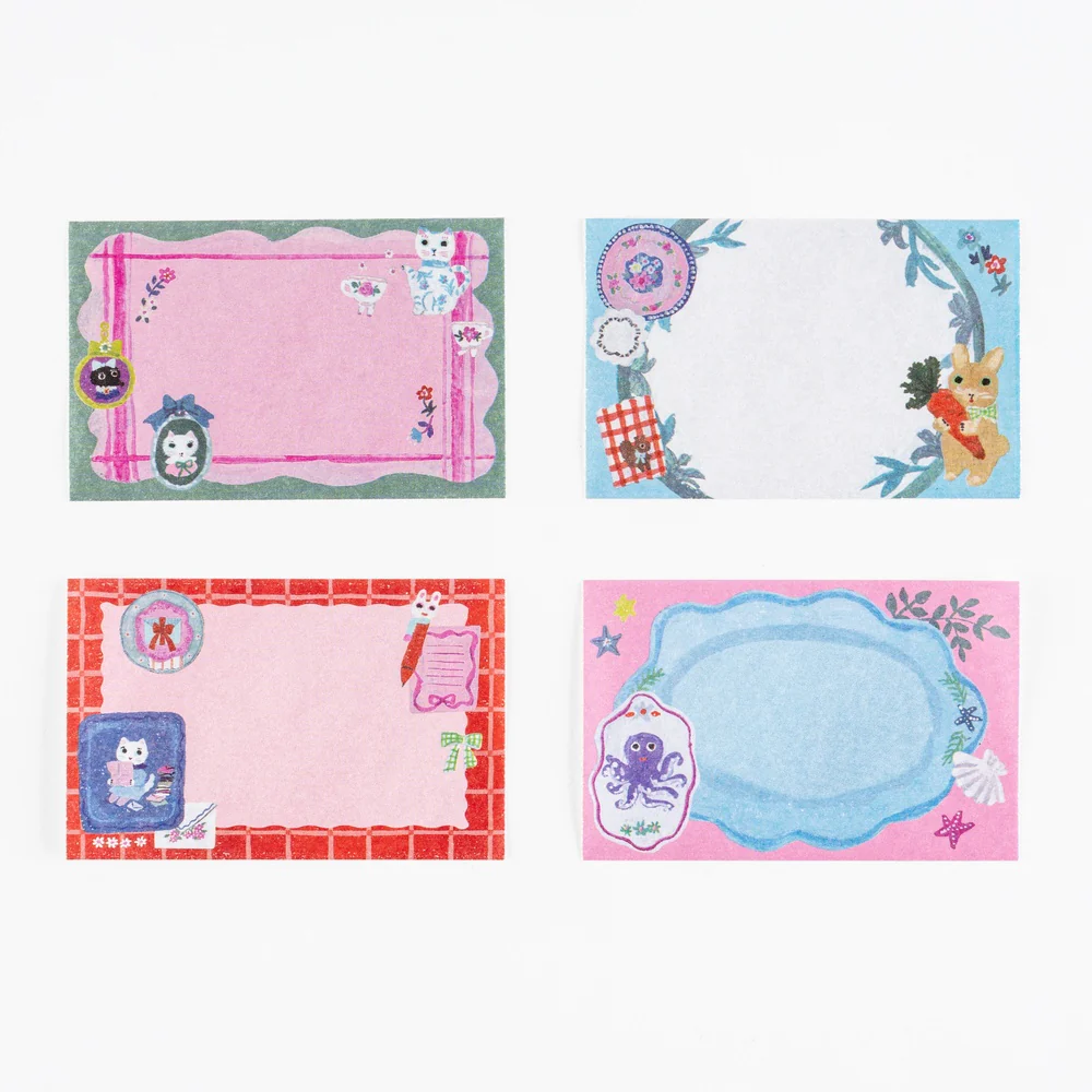 Yumi Kitagishi: Sticky Note Roll - White Cat's Table Decorations - Image 3